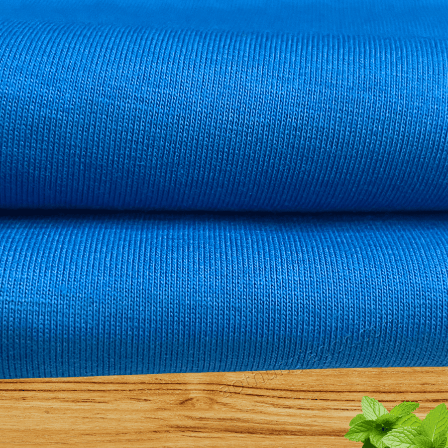 Áo Thun Cotton 2 Chiều 65/35 Màu Xanh Dương